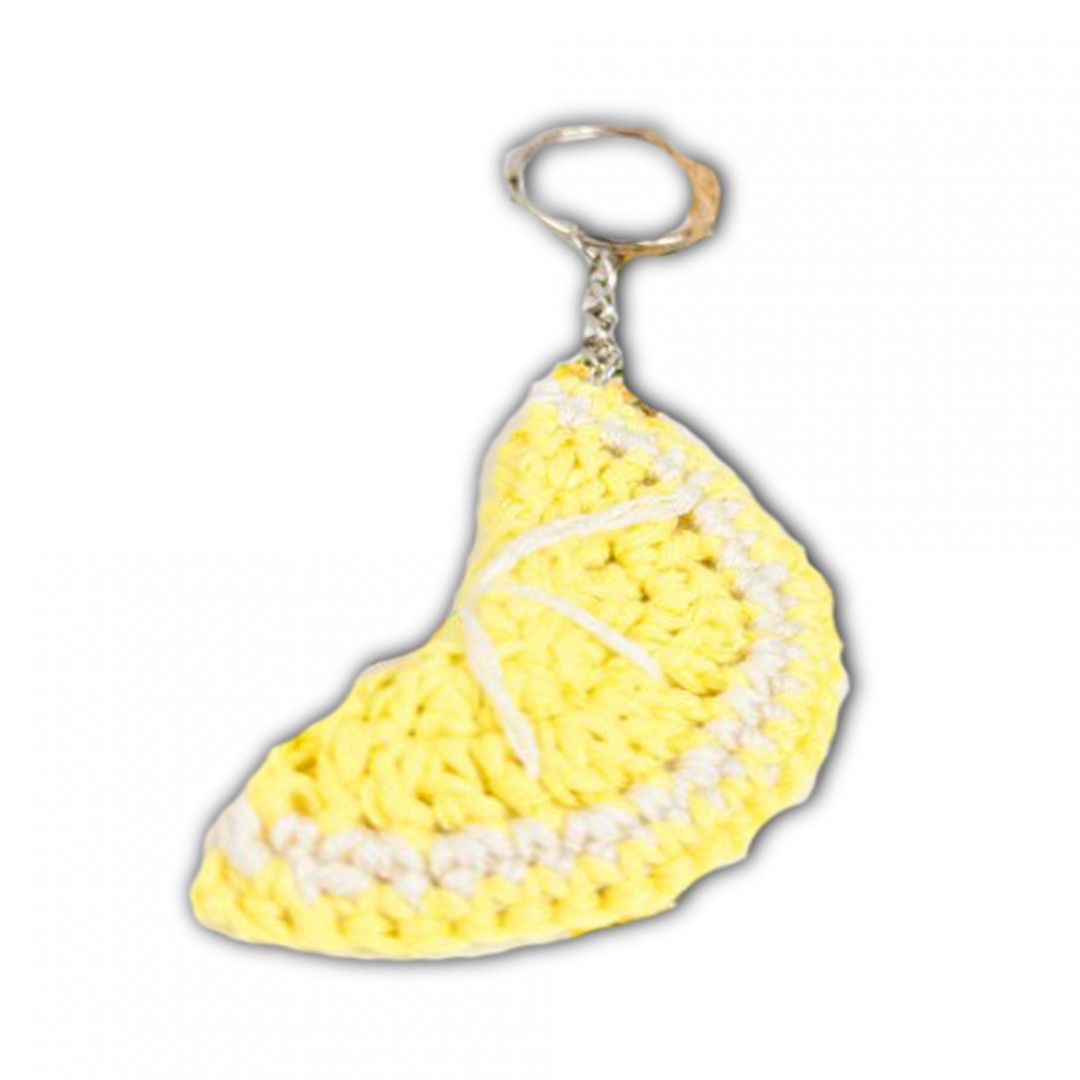 EL Örgüsü Amigurumi Limon Şeklinde Anahtarlık Asafora