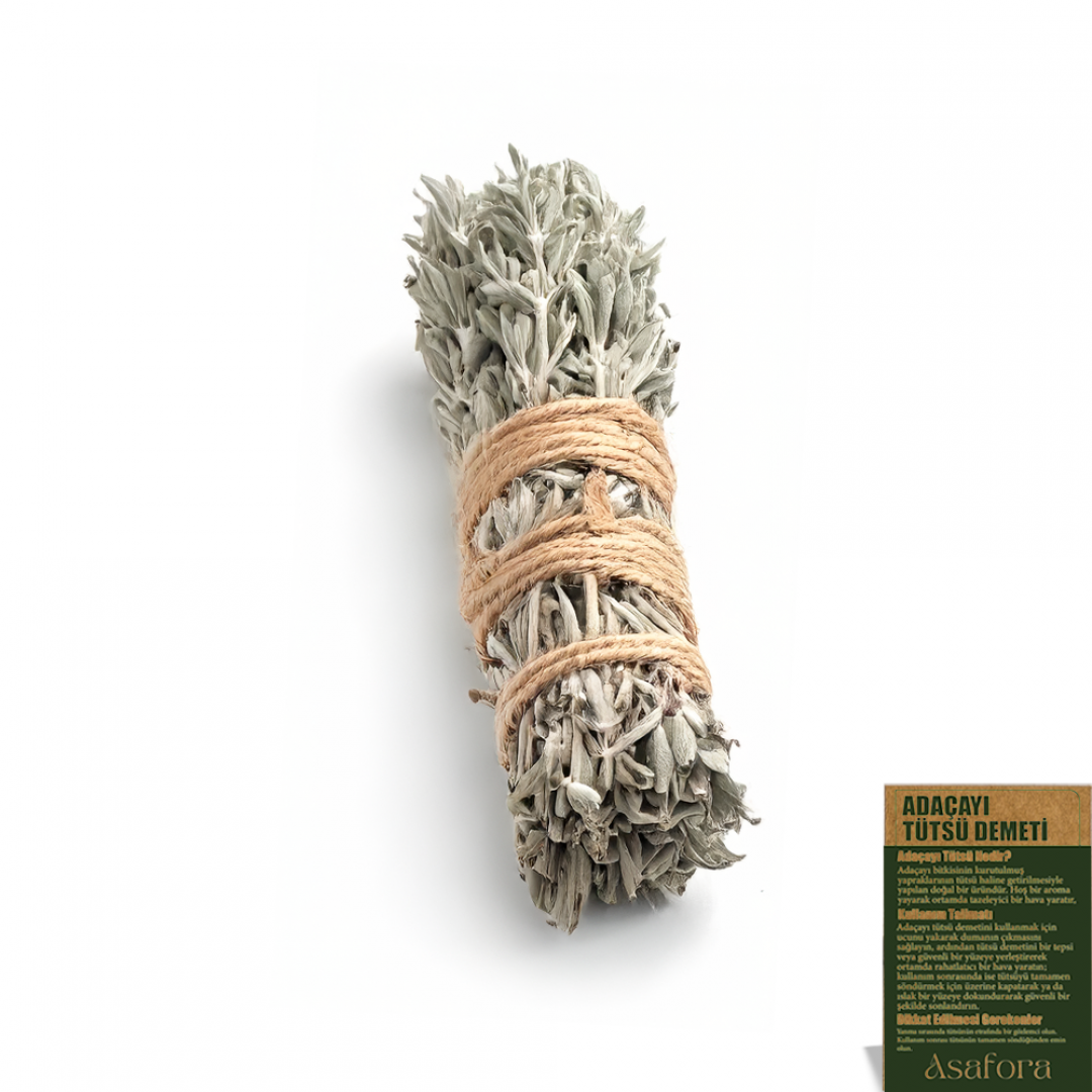 Adaçayı Bitki Tütsü Demet Asafora