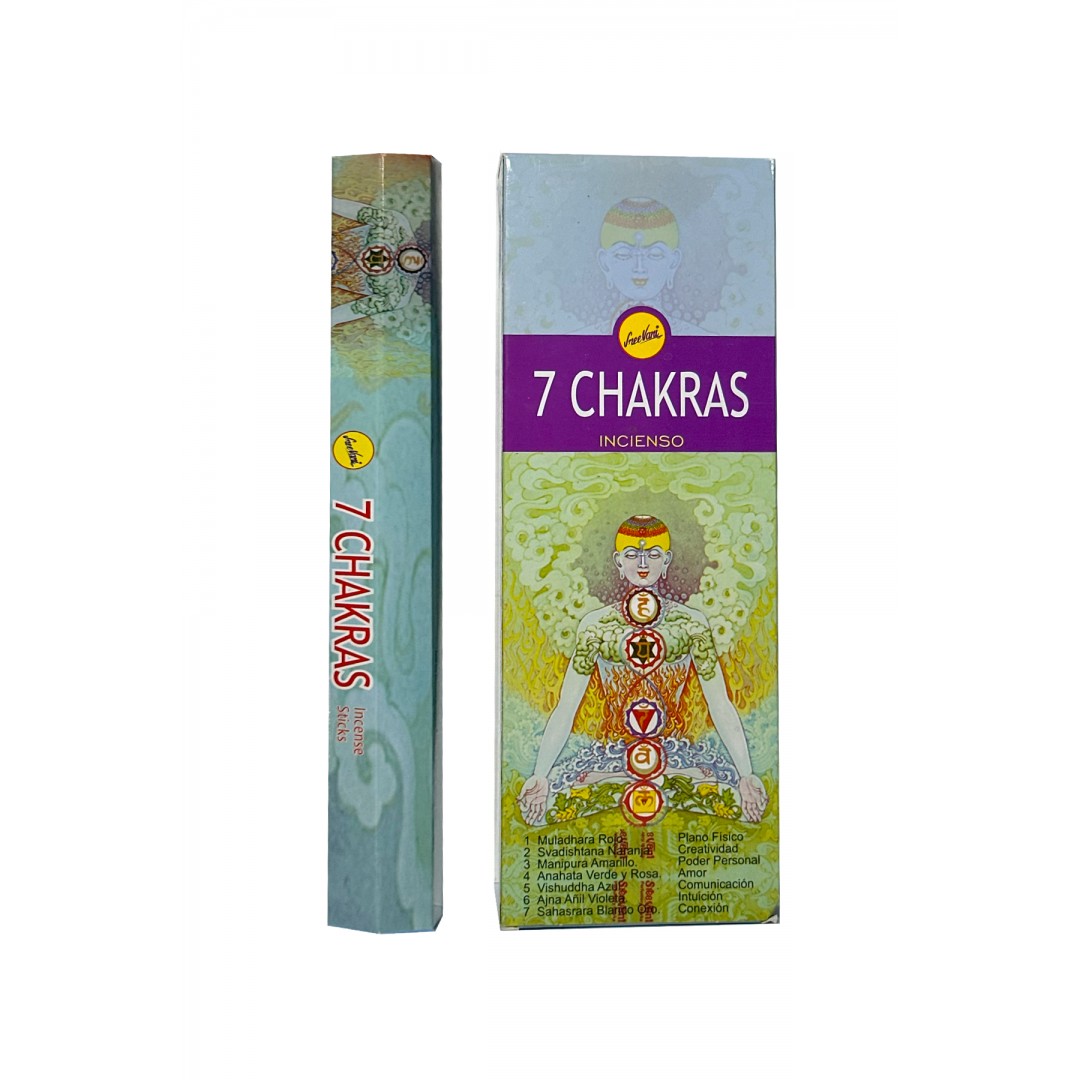 7 Çakra Açıcı Çubuk Tütsü 1 Adet 20'li