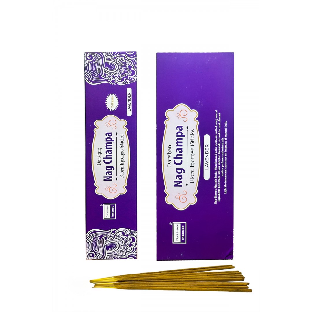 Darshan Nag Champa Doğal Lavanta Çubuk Tütsü