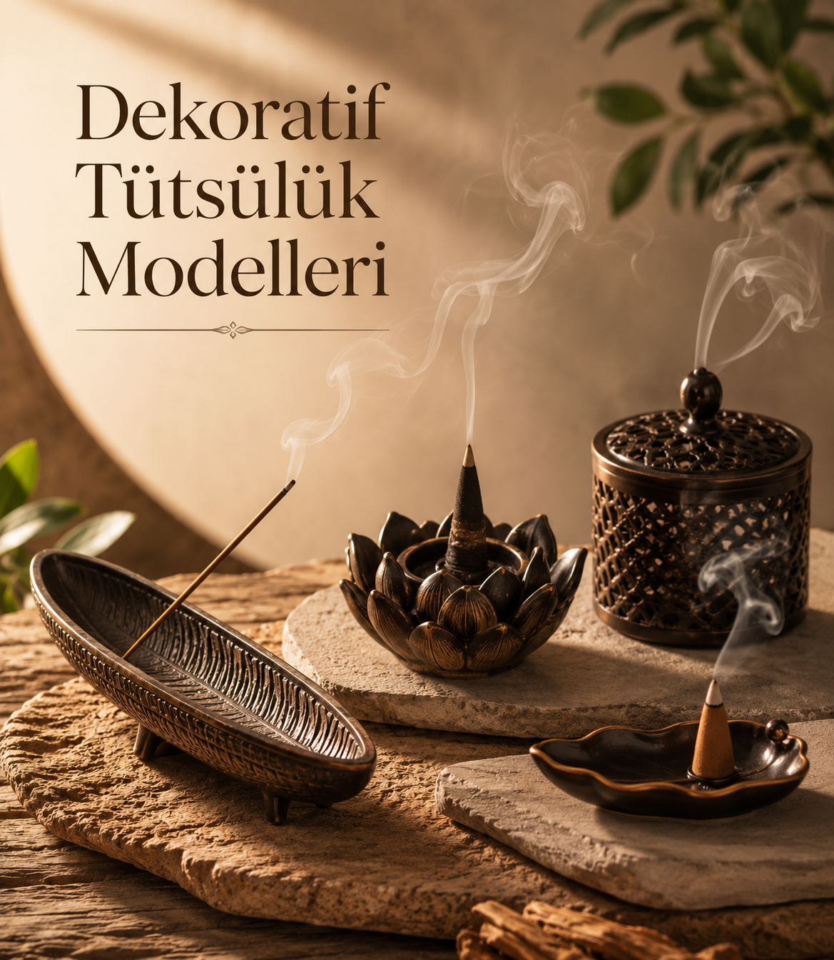 Tütsü Seti & Pirinç Çanak